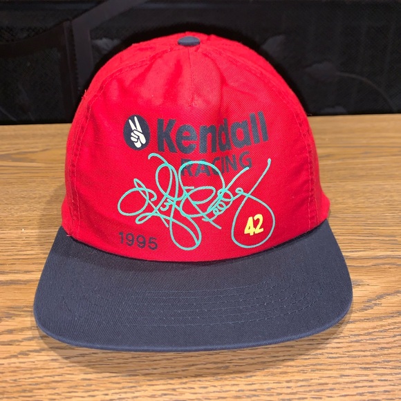 Vintage 1995 Kyle Petty Kendall Racing #42 Nascar Snapback Hat - Picture 1 of 5